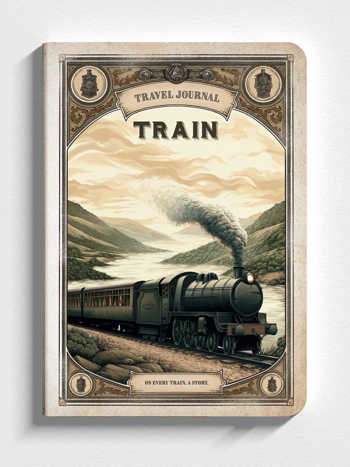 Travel journal - Train for wholesale by AVENTURA ÉDITIONS