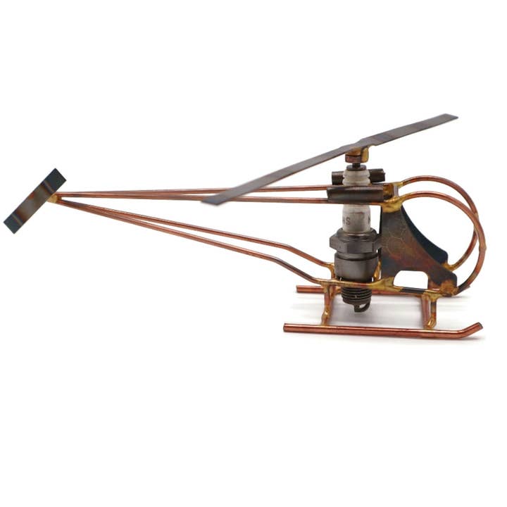 Utility Helicopter with Spin Blades for wholesale by Rock Creek Metal Craft