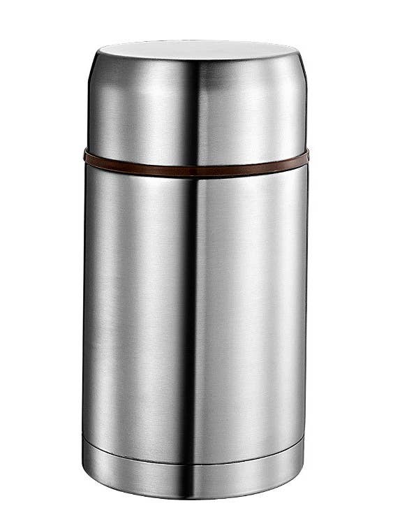 Thermo food container “Wanda”, round, 18/8 stainless steel, 800ml for wholesale by Mindi