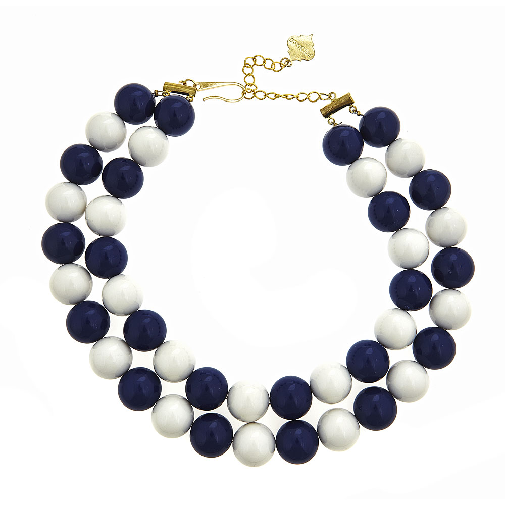 Fornash – Engroshandel Perlehalskæde – UDSALG - To-farvet slikhalskæde7