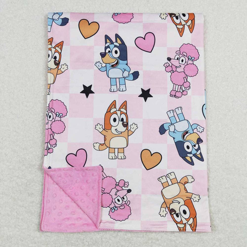 Aier Wholesale - Wholesale Sleepwear Set - Kids - Family Valentines Pink Dogs Fashion Clothing3