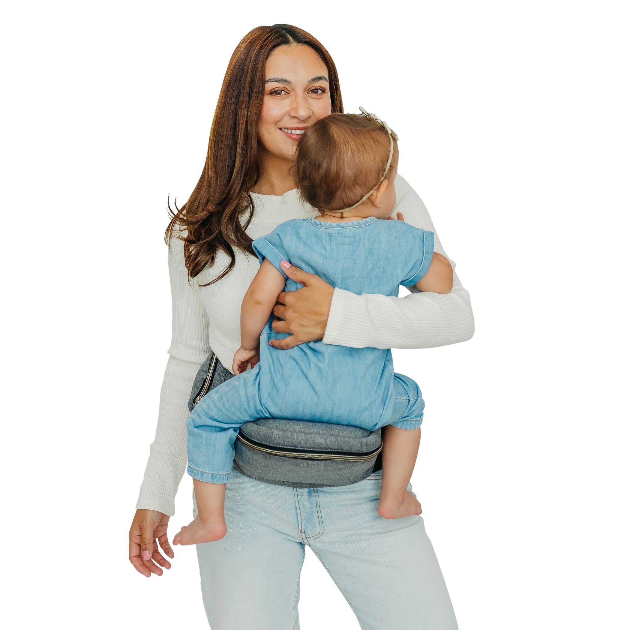 Moby - Wholesale Baby Carrier - Moby Hip Seat - Heather Grey4