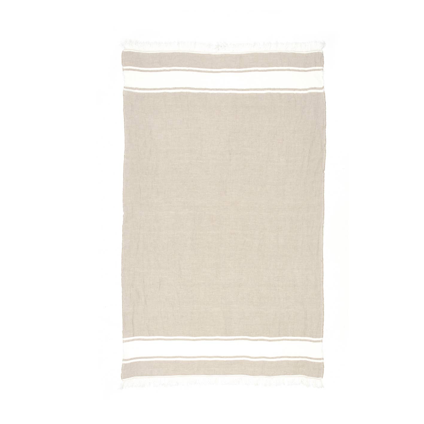 Libeco Home - Wholesale Beach Towel - The Belgian Towel Fouta 110x180cm Flax1