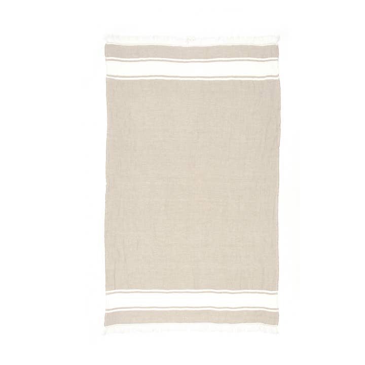 Libeco Home - Vendita all'ingrosso Telo mare - Il Telo Belga Fouta 110x180cm Lino1