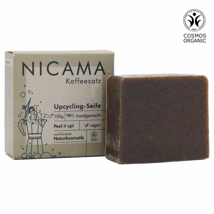NICAMA - Vendita all'ingrosso Saponette - NICAMA - sapone upcycling con fondi di caffè