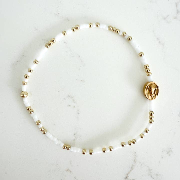Lily & Lamb - Wholesale Beaded Bracelet - St. John Paul II Bracelet2