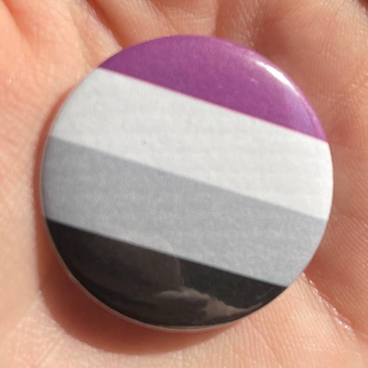 Kaila Design Shop - Wholesale Lapel Pin/Button - Asexual Pride Button0