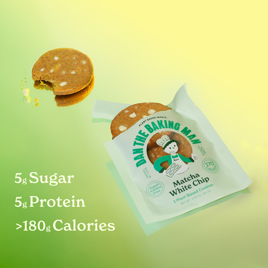 Dan The Baking Man - Wholesale Cookie - Matcha White Chip Cookie (Plant Based)1