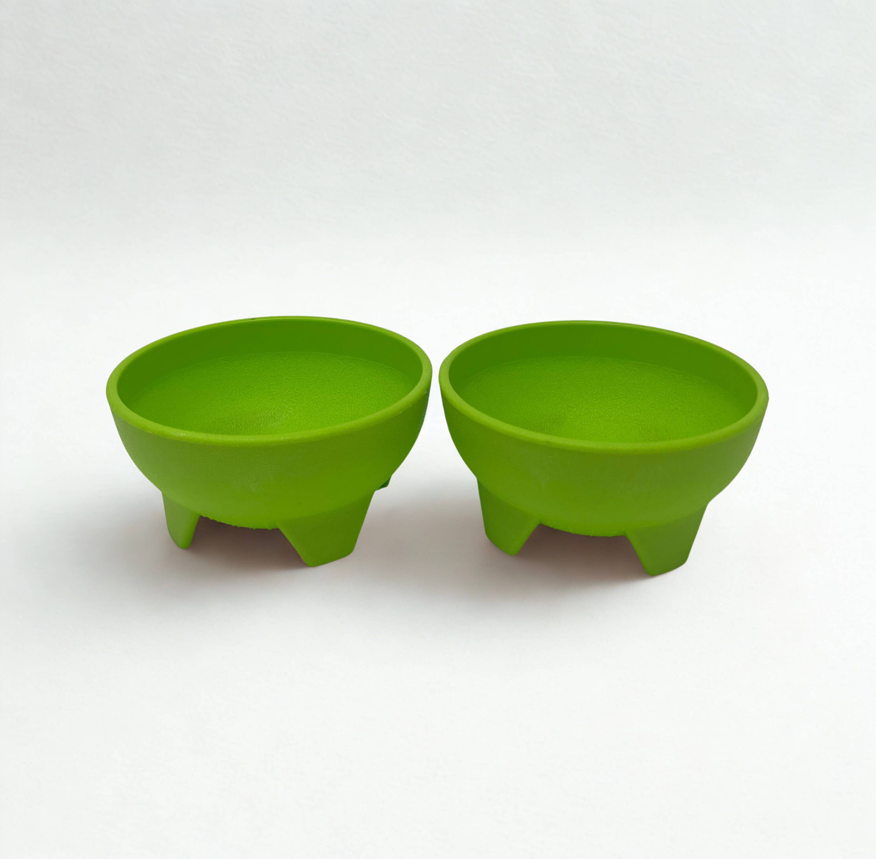 USA HomeMax - Wholesale Condiment/Dip Bowl - 2pc Plastic Salsa Bowl Assorted Colors1