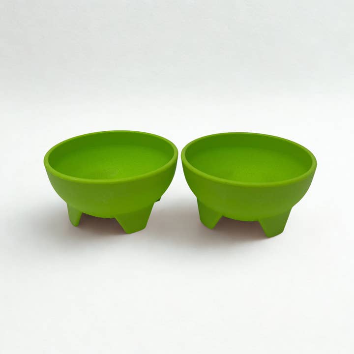 USA HomeMax - Wholesale Condiment/Dip Bowl - 2pc Plastic Salsa Bowl Assorted Colors1