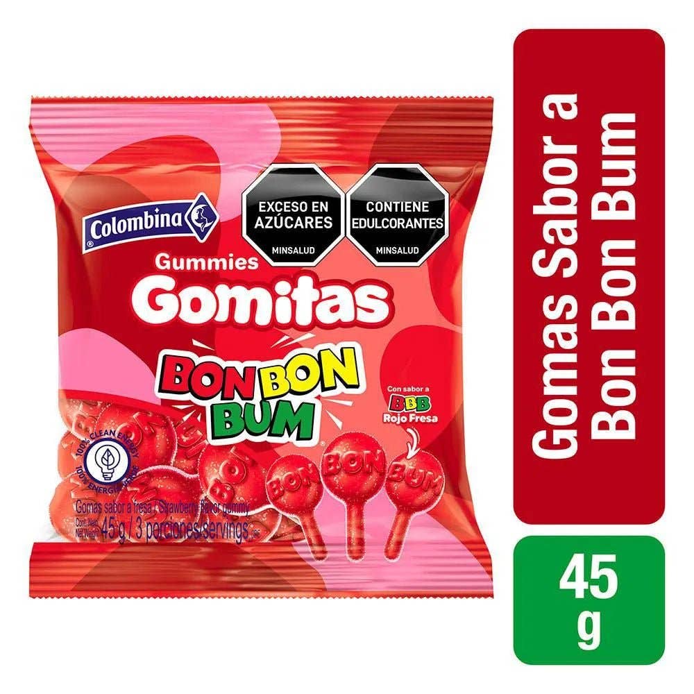 JETa Imports - Vente Bonbons gélifiés - Bon Bon Bum Fresa Gummies – 24x45g0