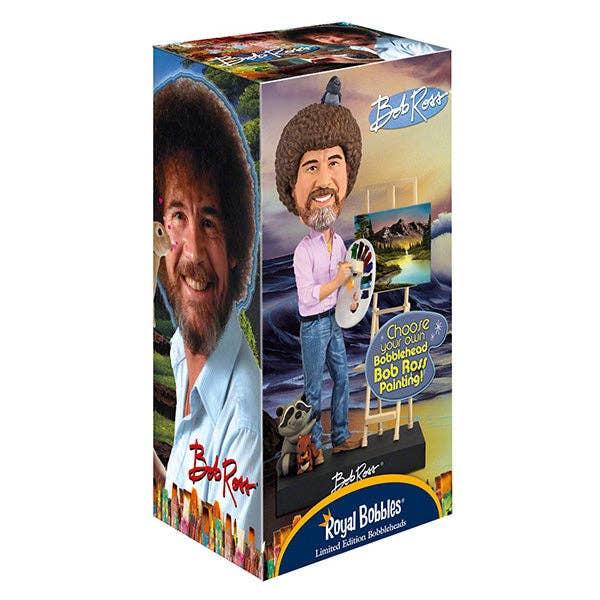Royal Bobbles - Wholesale Decorative Figurine - Royal Bobbles Bob Ross Collectible Bobblehead Statue