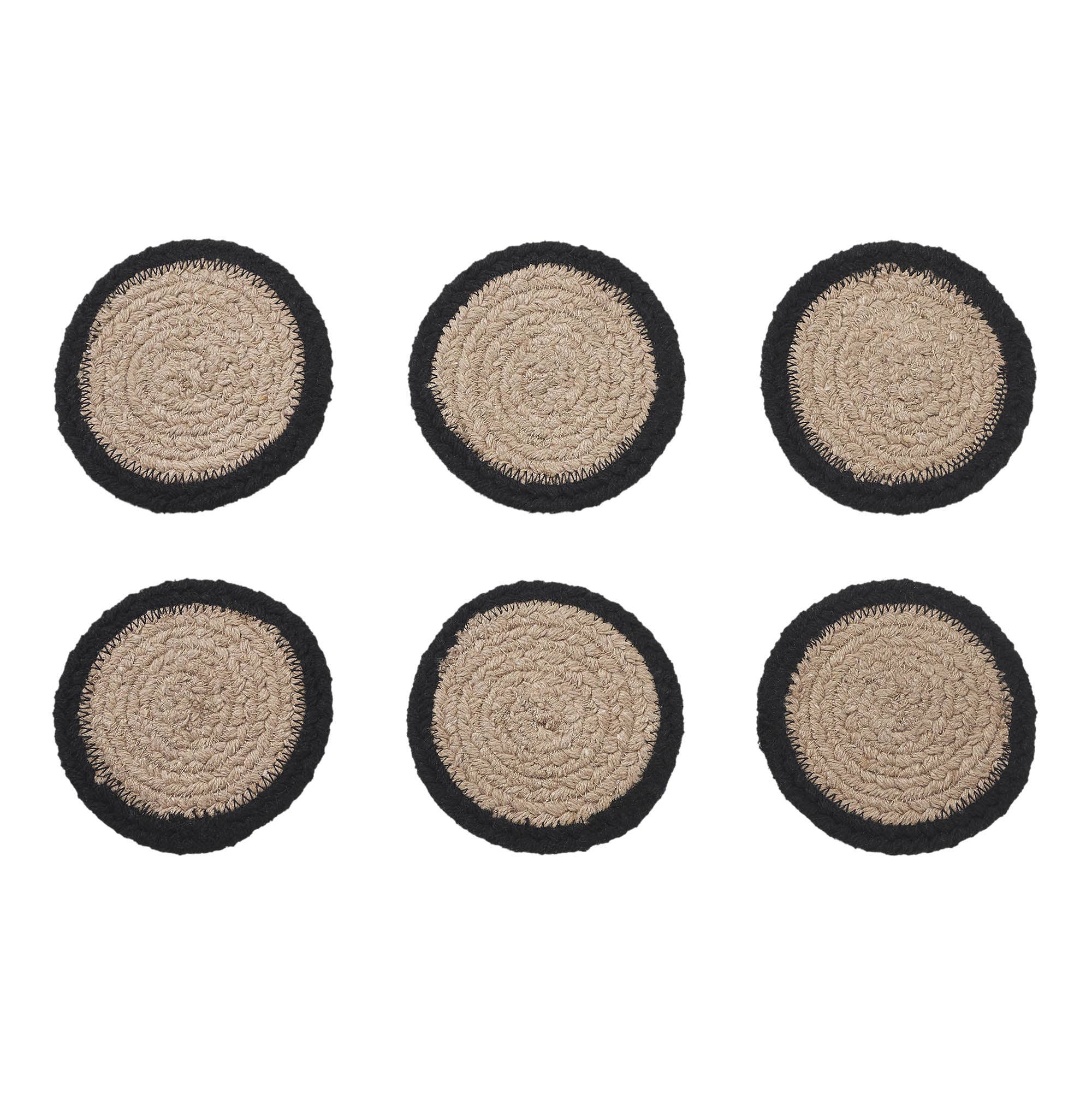 VHC Brands - Wholesale Coasters - Raven Harvest Autumn Stenciled Drink Coasters Durable Tabletop Protectors, Set of 6 for Fall Decor4