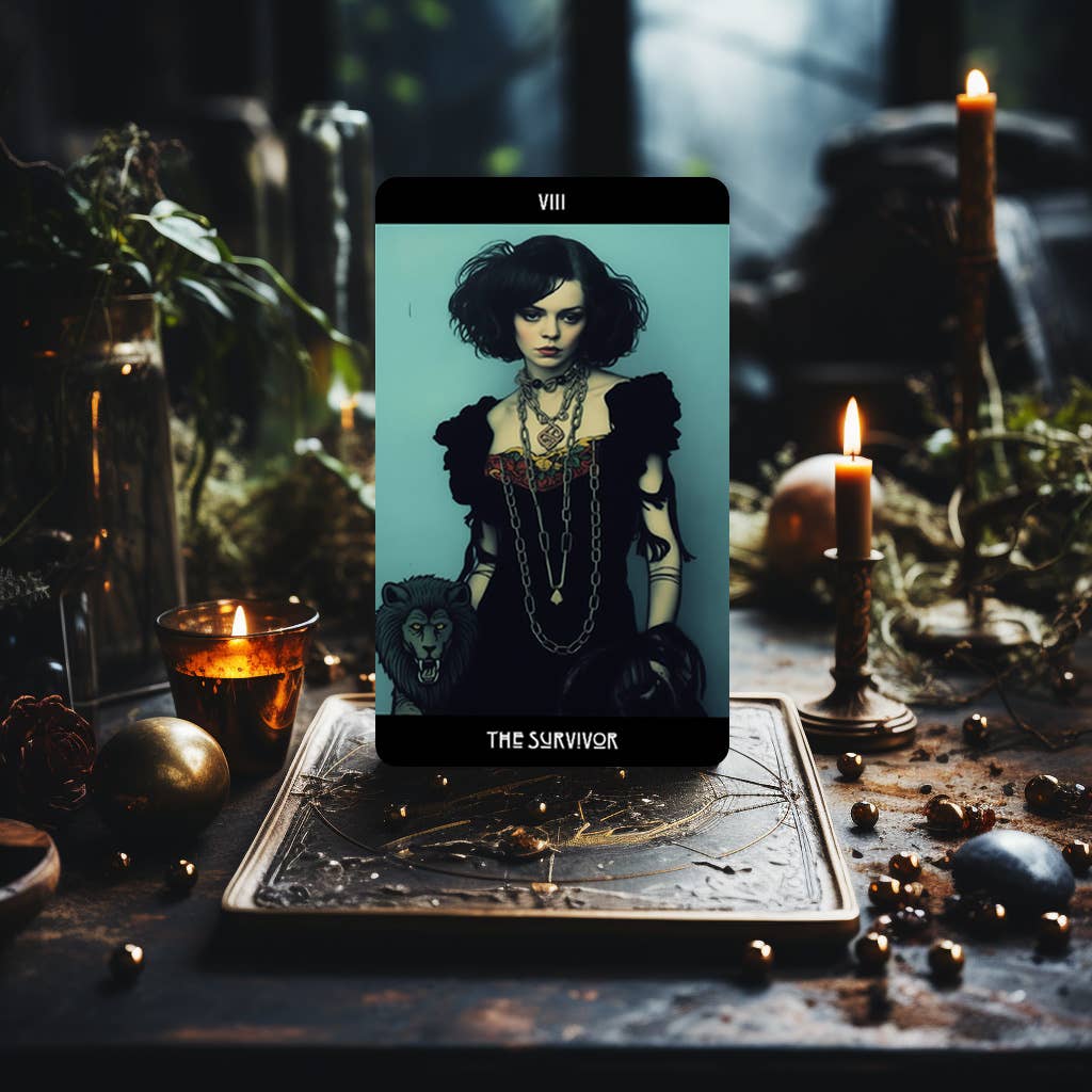 Darksynevyr – Cartas de tarô por atacado – Grunge Goddess Tarot Baralho de 78+2 Cartas Extra | Isento de Impostos UE/Reino Unido9