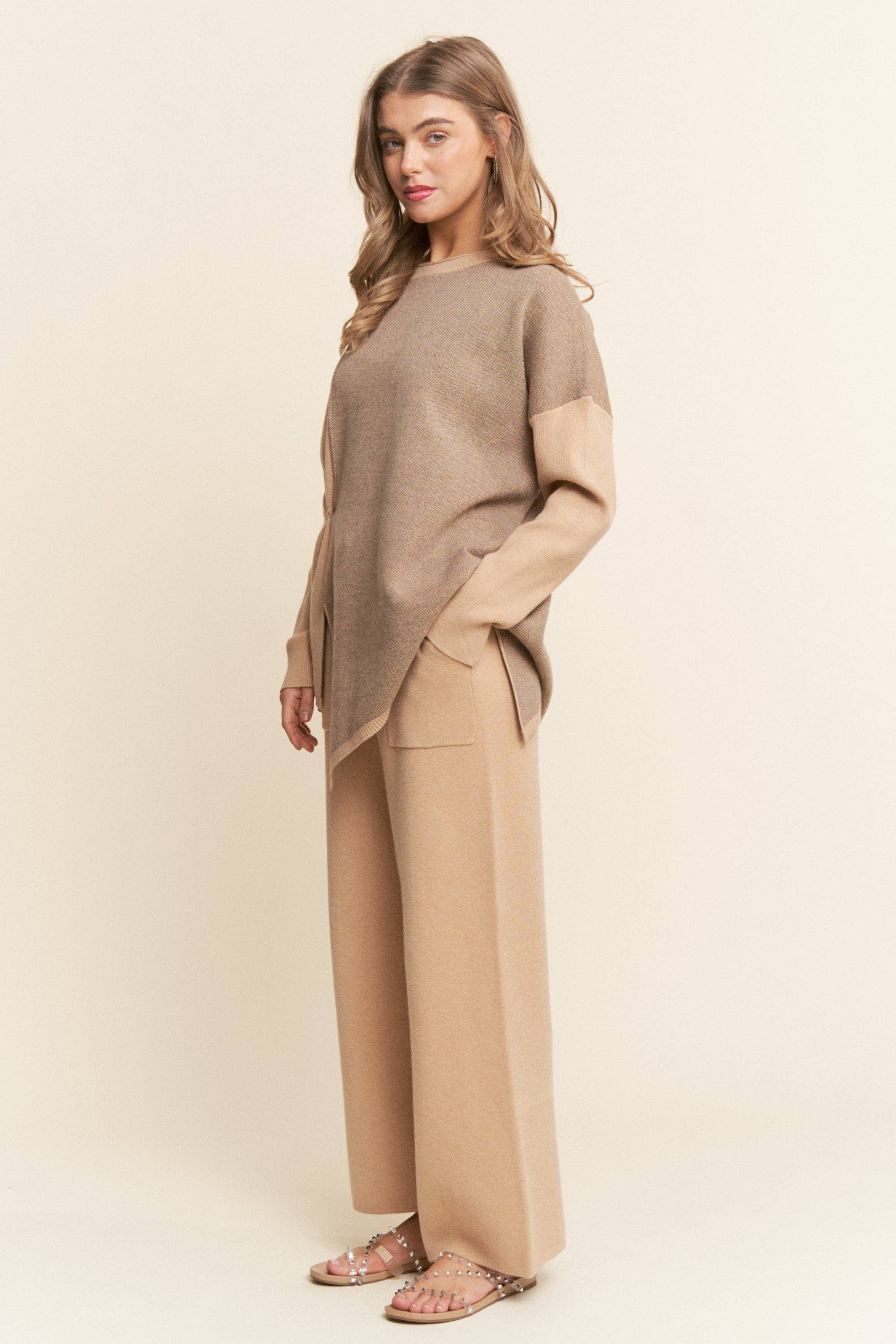 J.NNA - Wholesale Top & Pant Set (NOT Loungewear) - Women's - Soft Knit 2PC Set Long Sleeve Top & Bottoms S-L/1X-3X19