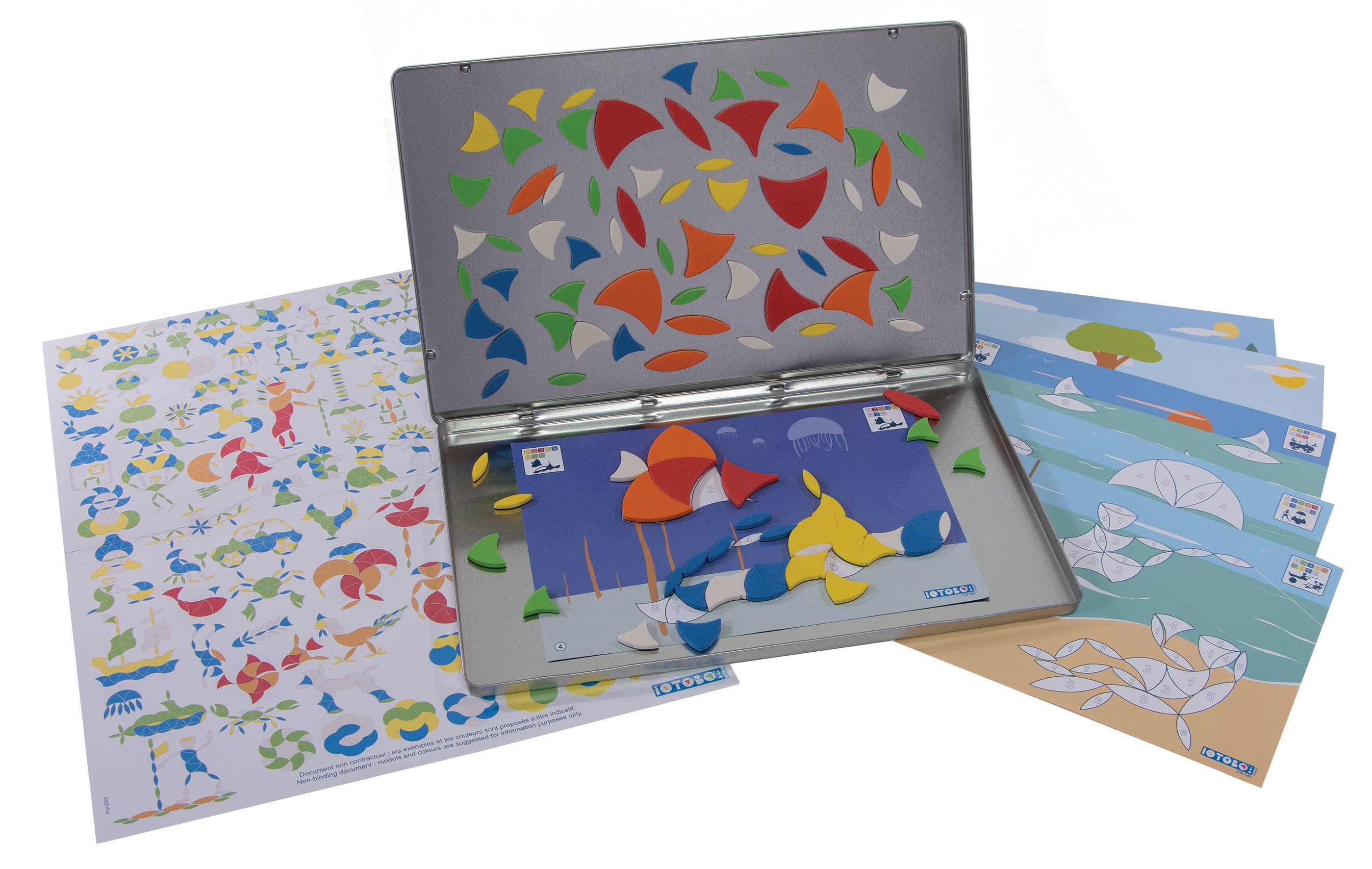 SEPP Jeux - Wholesale Toy Set - Kids - IoTobo Large Size Magnetic Travel Game Display Pack3