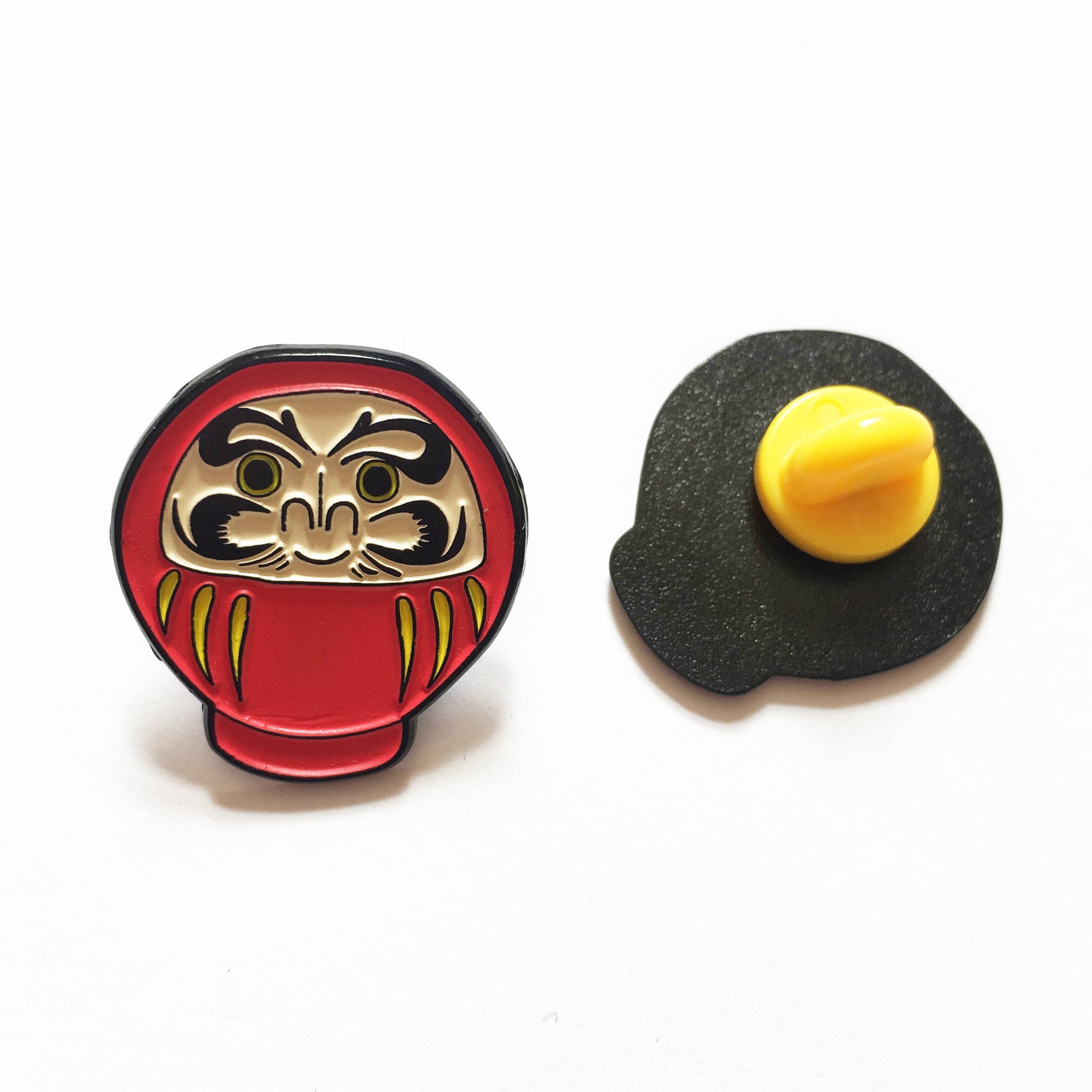 Lydia Meiying – wholesale Lapel pin/button – Daruma - Enamel Pin2