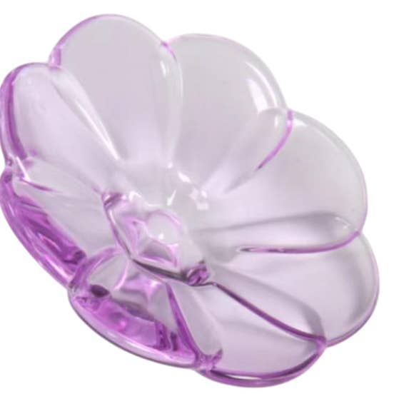 Figura de Mesa de Flor de Cristal - Púrpura para venta al por mayor de Lainy Home