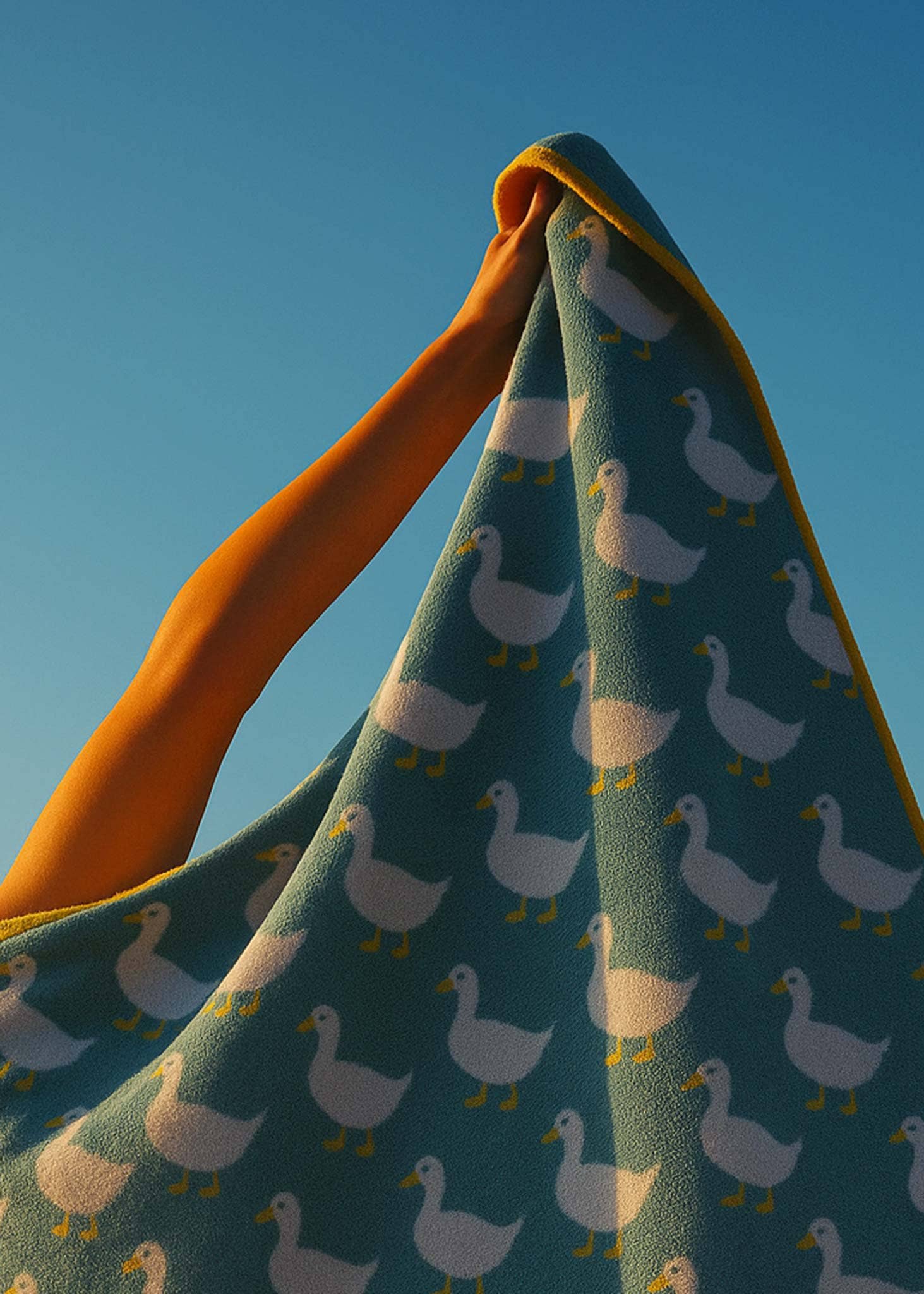 Anorak - Wholesale Bath Towel - Waddling Ducks Organic Cotton Towels3