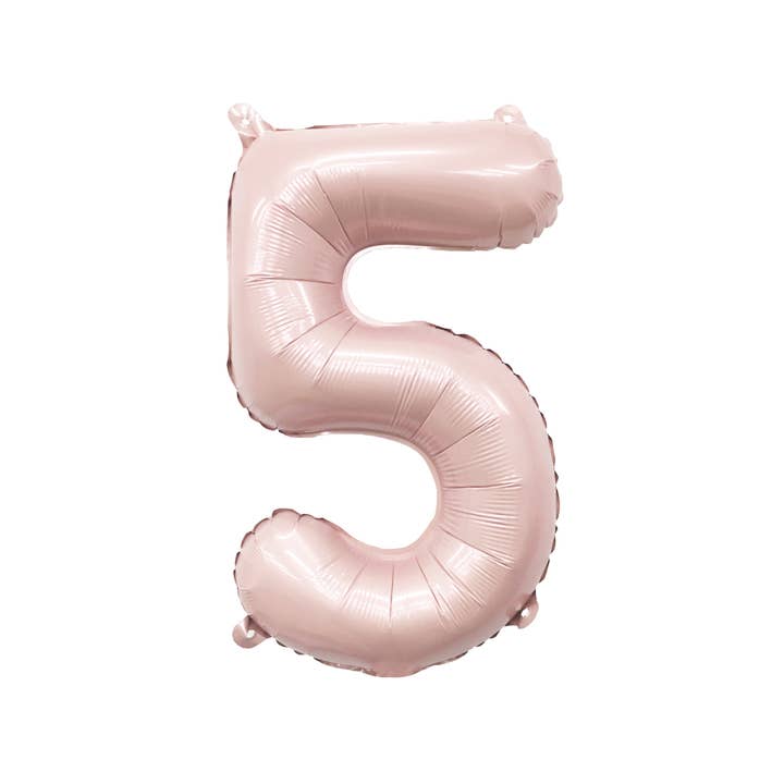Ellie's Party Supply - Wholesale Balloon - Barely Blush Mylar Number Balloons (32 Inches)5