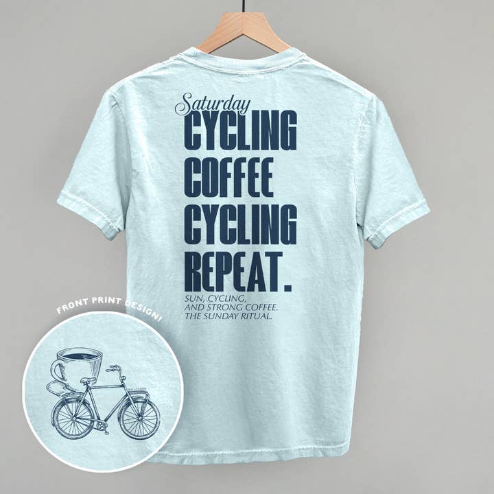 Ivy + Cloth - Wholesale Graphic Sweatshirt - Women's - Saturday Cycling and Coffee (Back Print)5
