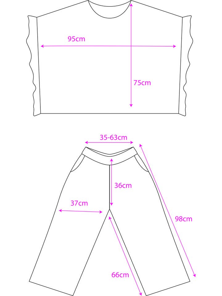 Lucy Sparks – wholesale Set med topp och byxa – Dam – KRINKLAT TYG BREDBENTA BYXOR CO-ORD