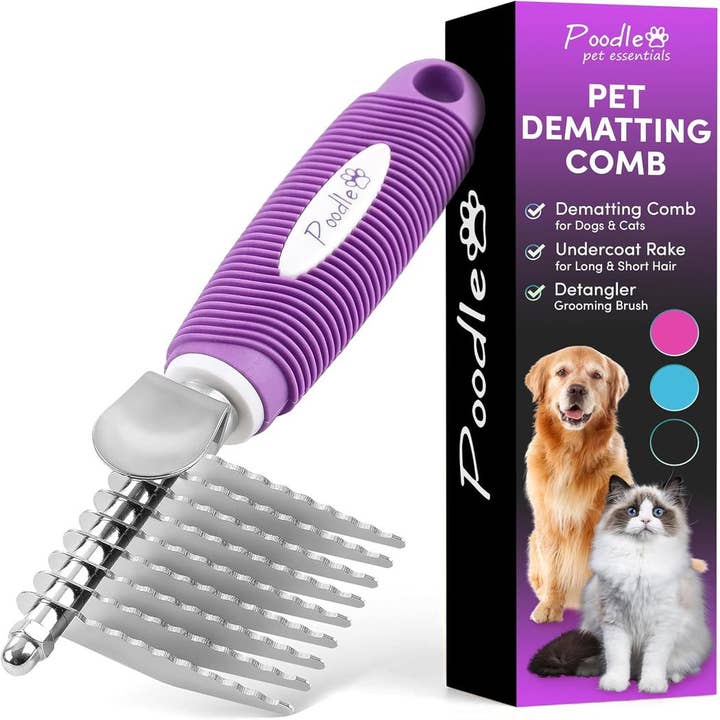 Dematting Comb - Purple for wholesale by Poodlie