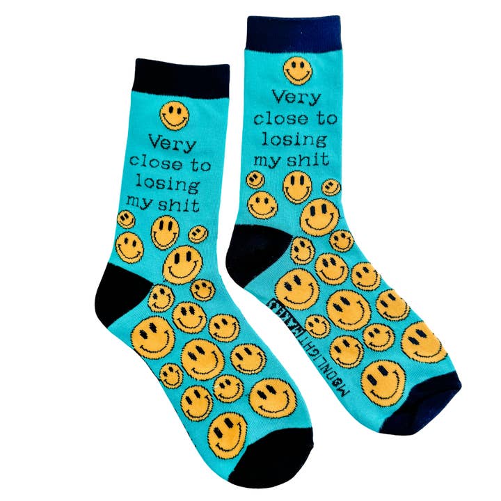 Very Close to Losing My Shit - Funny Unisex Socks - Gift for wholesale by Moonlight Makers