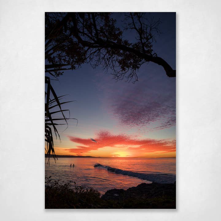 Sunset views from Adder Rock Stradbroke Island Wall Art Print - Easy on the eye for wholesale by Ocean's Echo