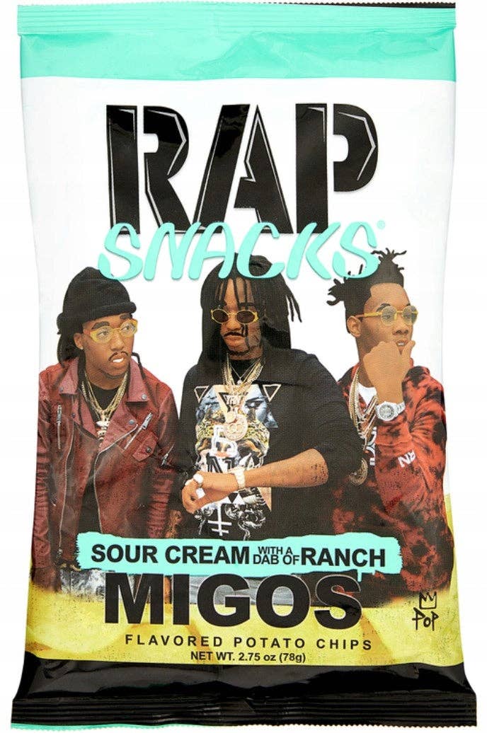 INTERNATIONAL TASTE FOOD SARL - Wholesale Chips - RAP MIGOS SOUR CREAM RANCH CHIPS 71 GR X120