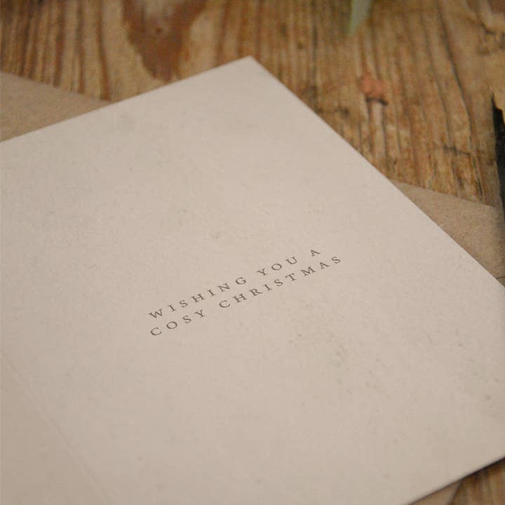 Brooke Marie – wholesale Christmas card – Let's Decorate The Tree Mice - Vintage Finish Christmas Card2