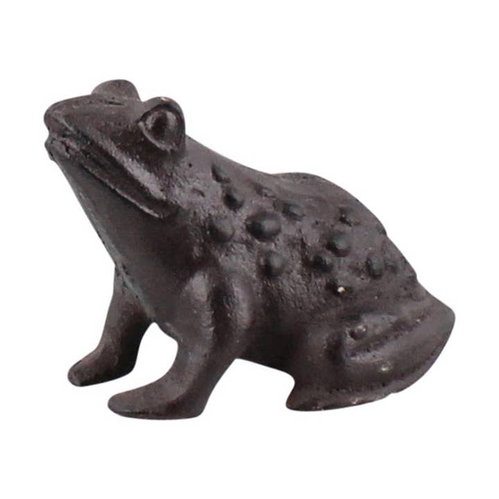 Garden Frog, Cast Iron - Brown for wholesale by HomArt
