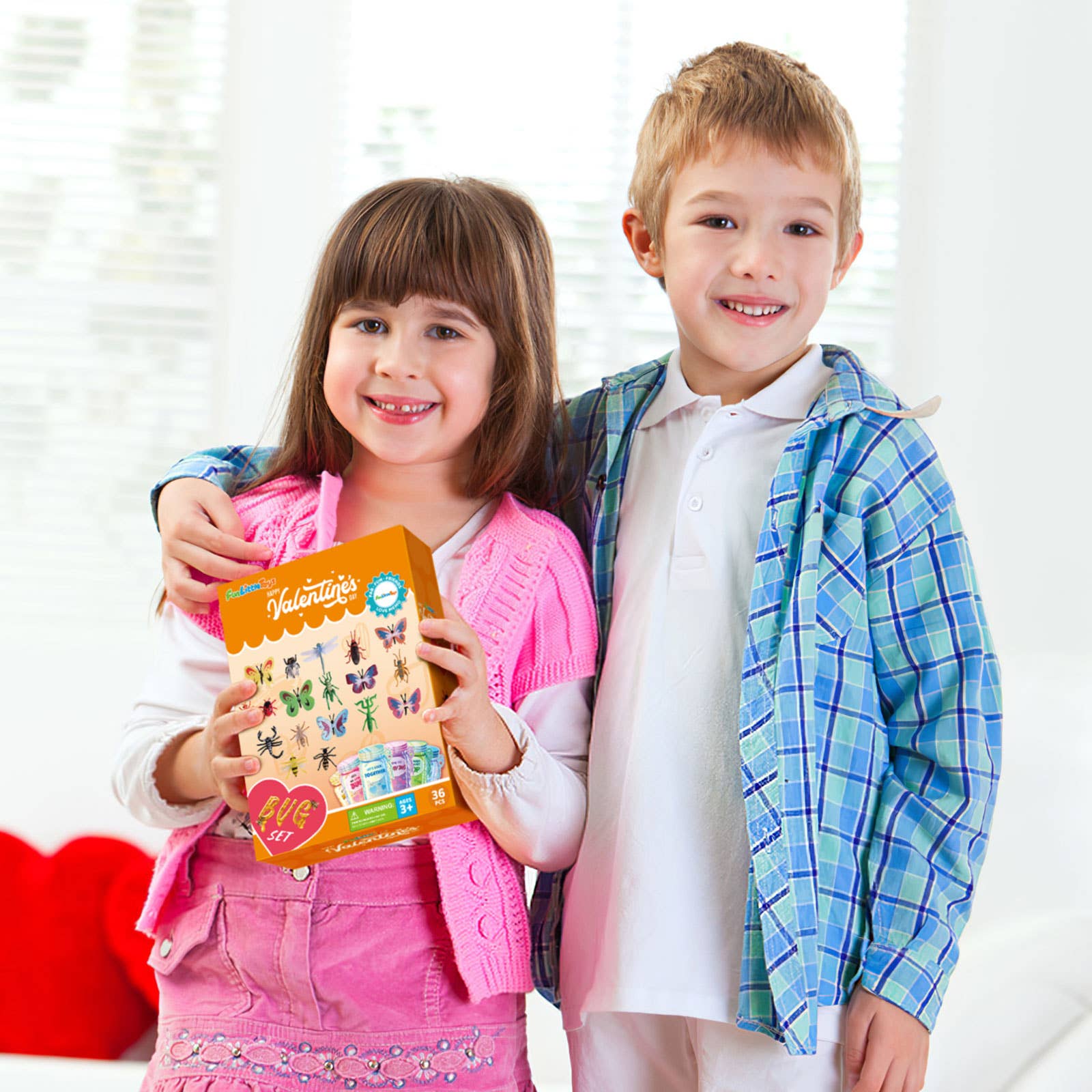Fun Little Toys - Wholesale Valentine's Day Card - 36 pcs Valentine's Day Bug Catching Set7