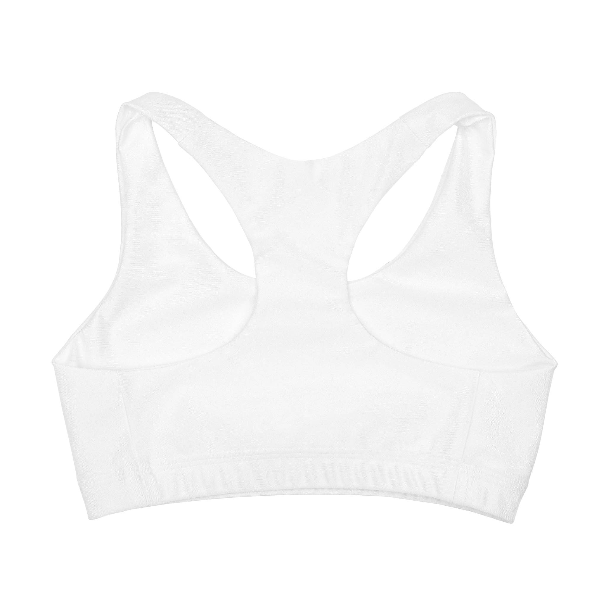 2 Sharks Apparel And More - Wholesale Sports Bra - Kids - Girls' Double Lined Seamless Sports Bra (AOP)1