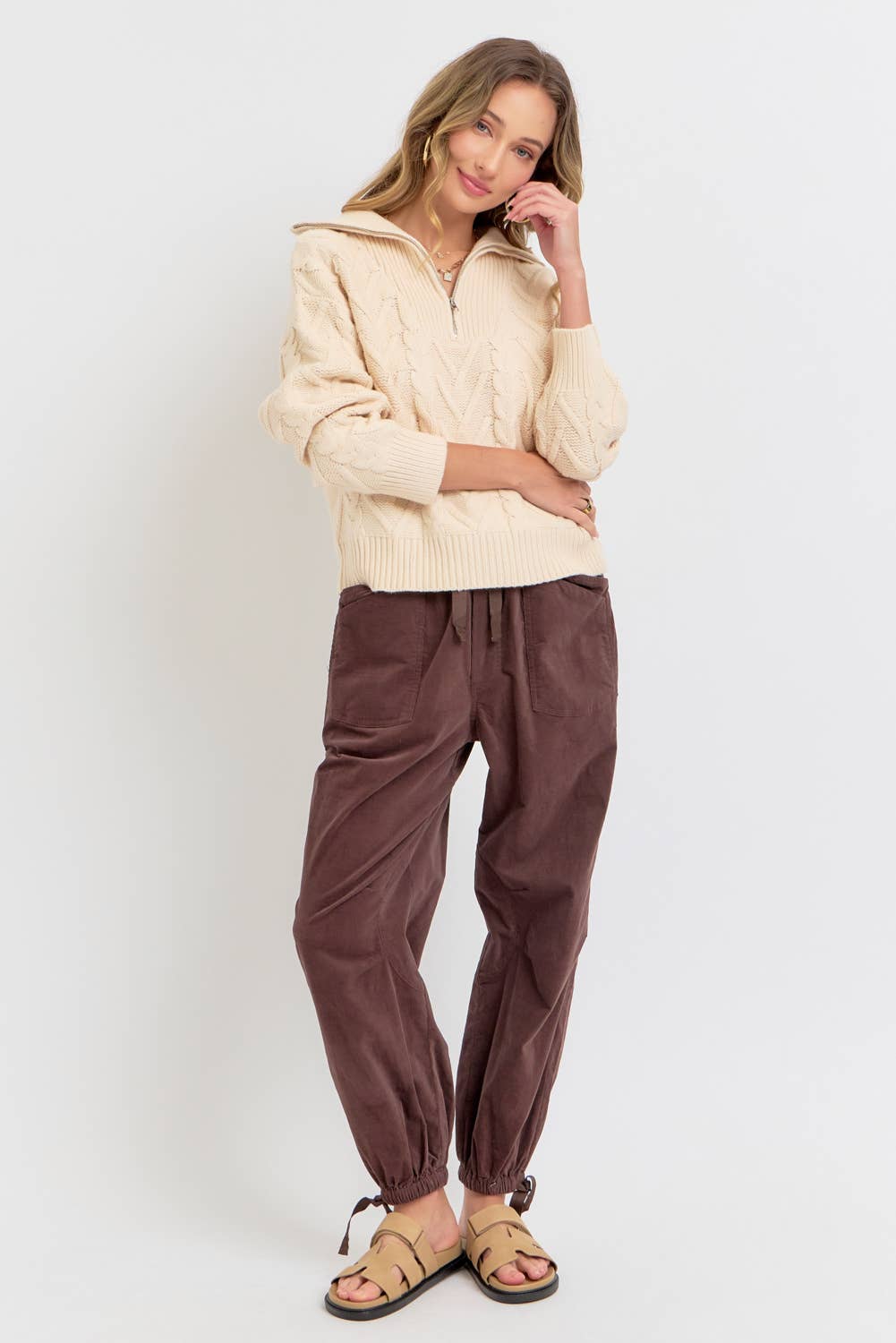 Sweet Lovely by Jen – wholesale Lounge Sweatpants/jogging bottoms – Women's – CORDUROY PULL-ON-PANTS/JOGGER13