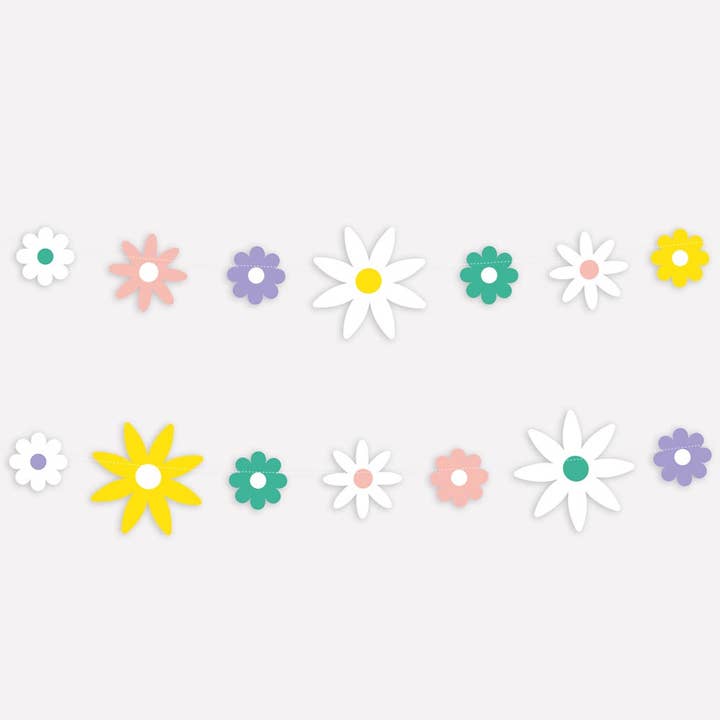 Daisy paper garland for wholesale by My Little Day