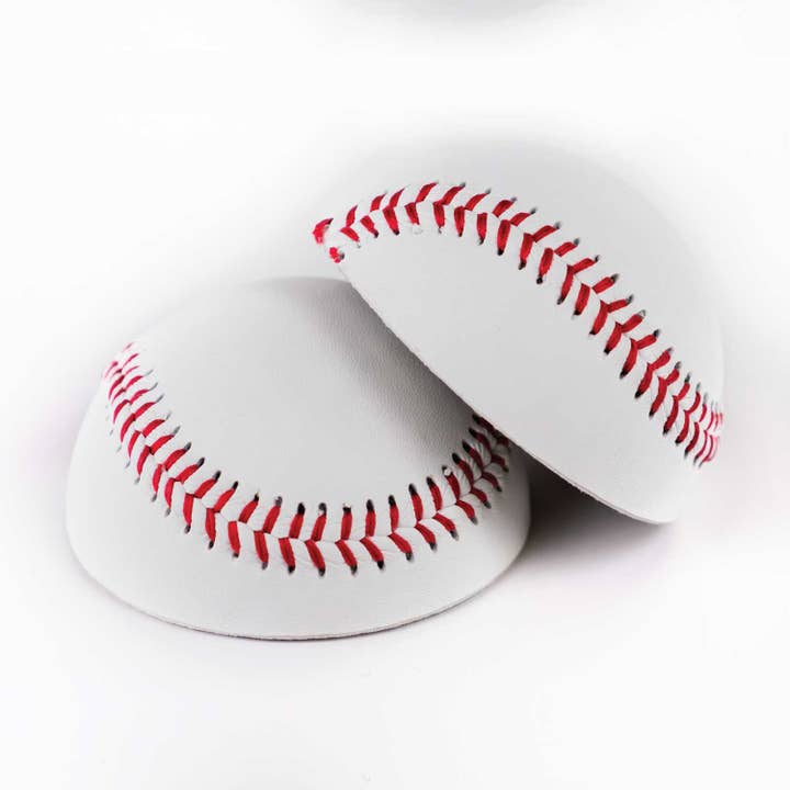 Buffalo Bottle Craft - Wholesale Craft Supplies - Baseball Halves for Craft Projects, Craft Supply, Crafting