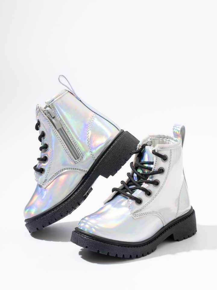 Marie Nicole Clothing - Wholesale Boots - Kids - Sparkle Combat Boots
