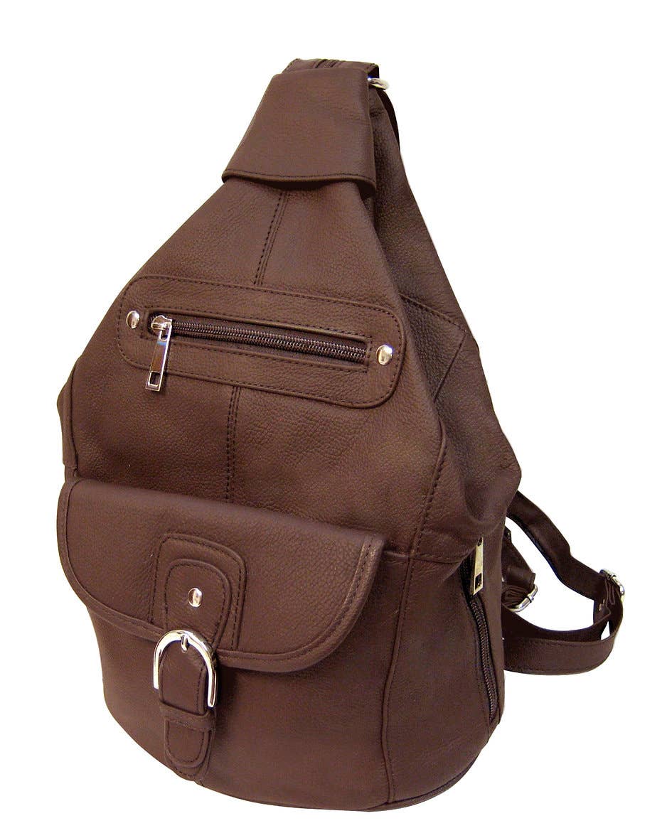 Roma Leathers, Inc. - Wholesale Backpack - Women's - 3611A cowhide leather back pack1