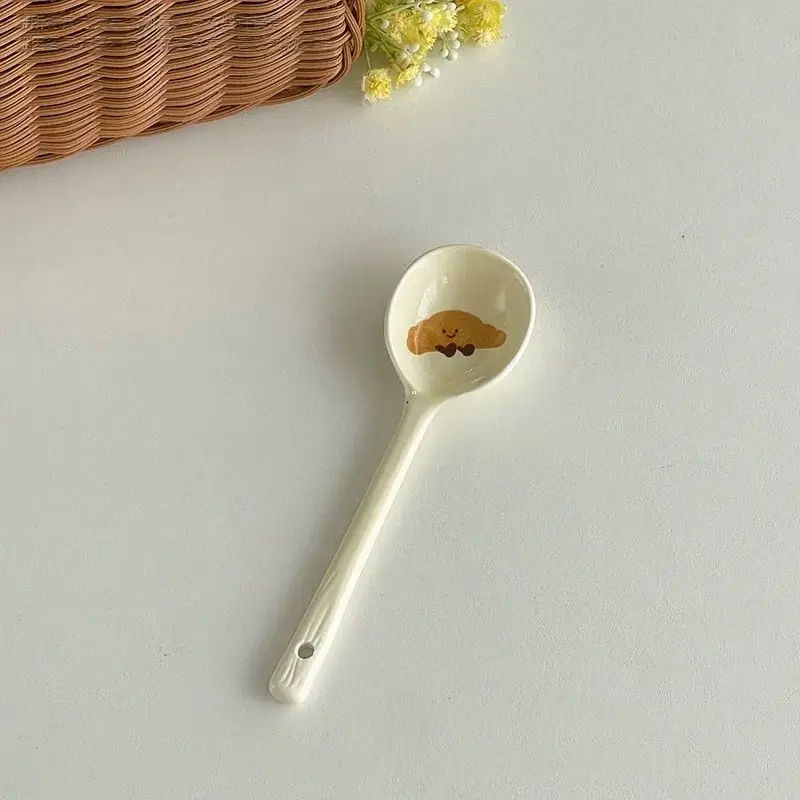 Otterware - Wholesale Kitchen Spoon - Kawaii Hand-Painted Ceramic Fruit & Pastry Spoons3