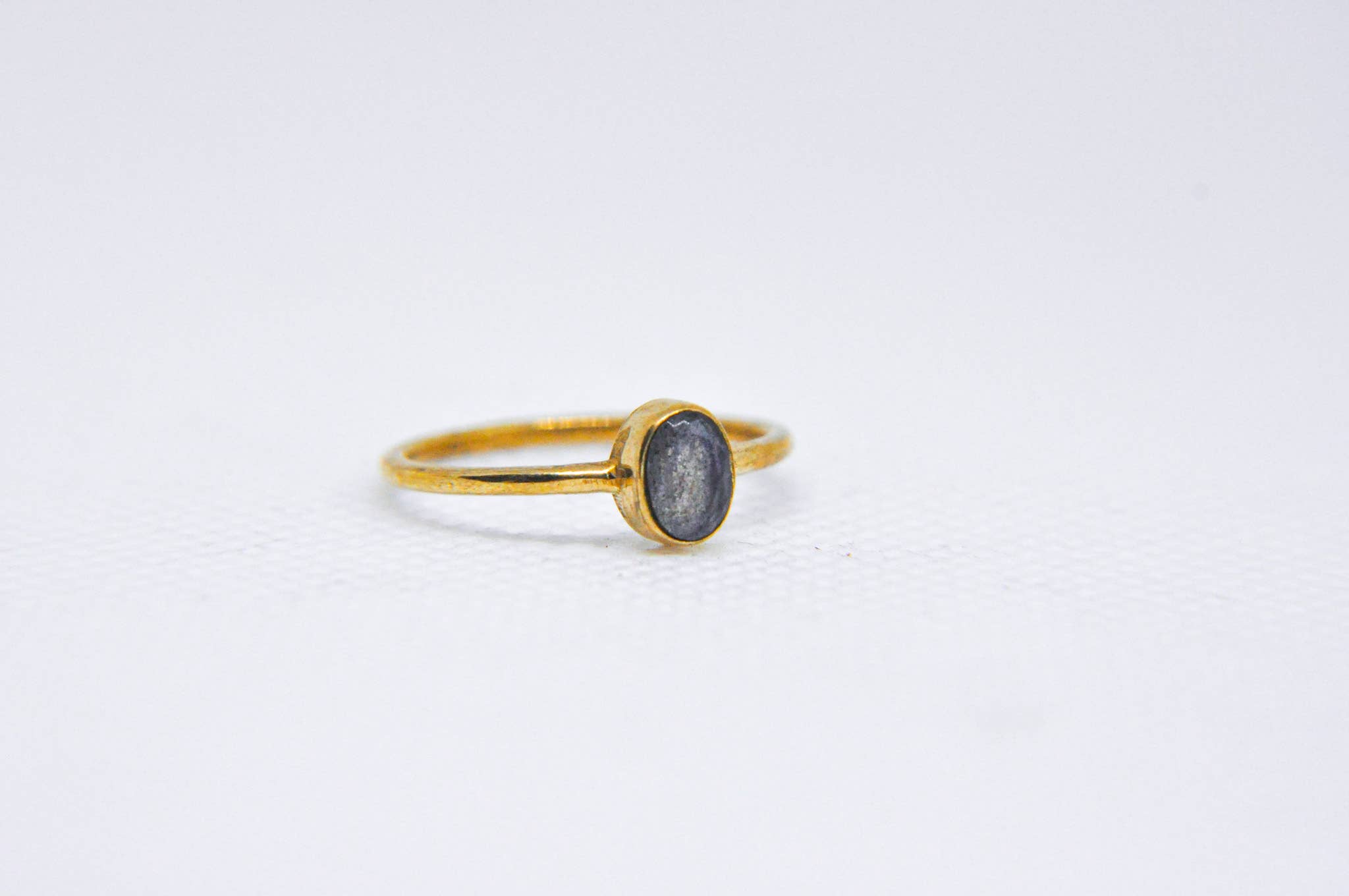 Zumki - Wholesale Single Stone/Solitaire Ring - Simple and Minimal Natural Gemstone Silver and Brass Ring17
