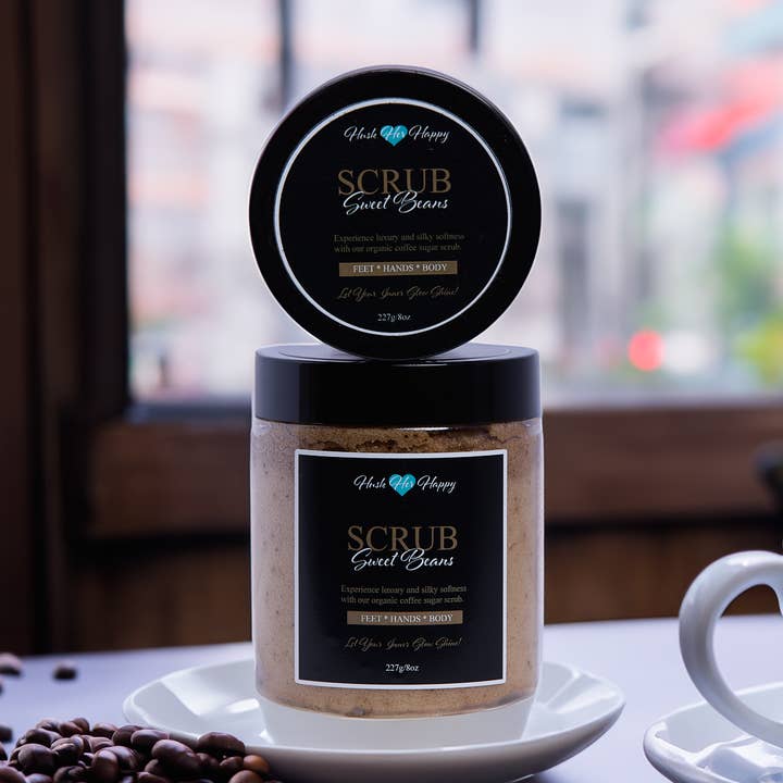 Gommage Sucré aux Haricots Doux pour la vente par Husk Her Happy
