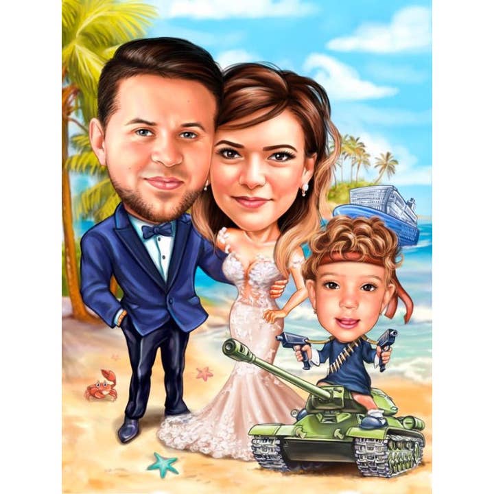 NOUVELLE FAMILLE pour la vente par Caricature4You