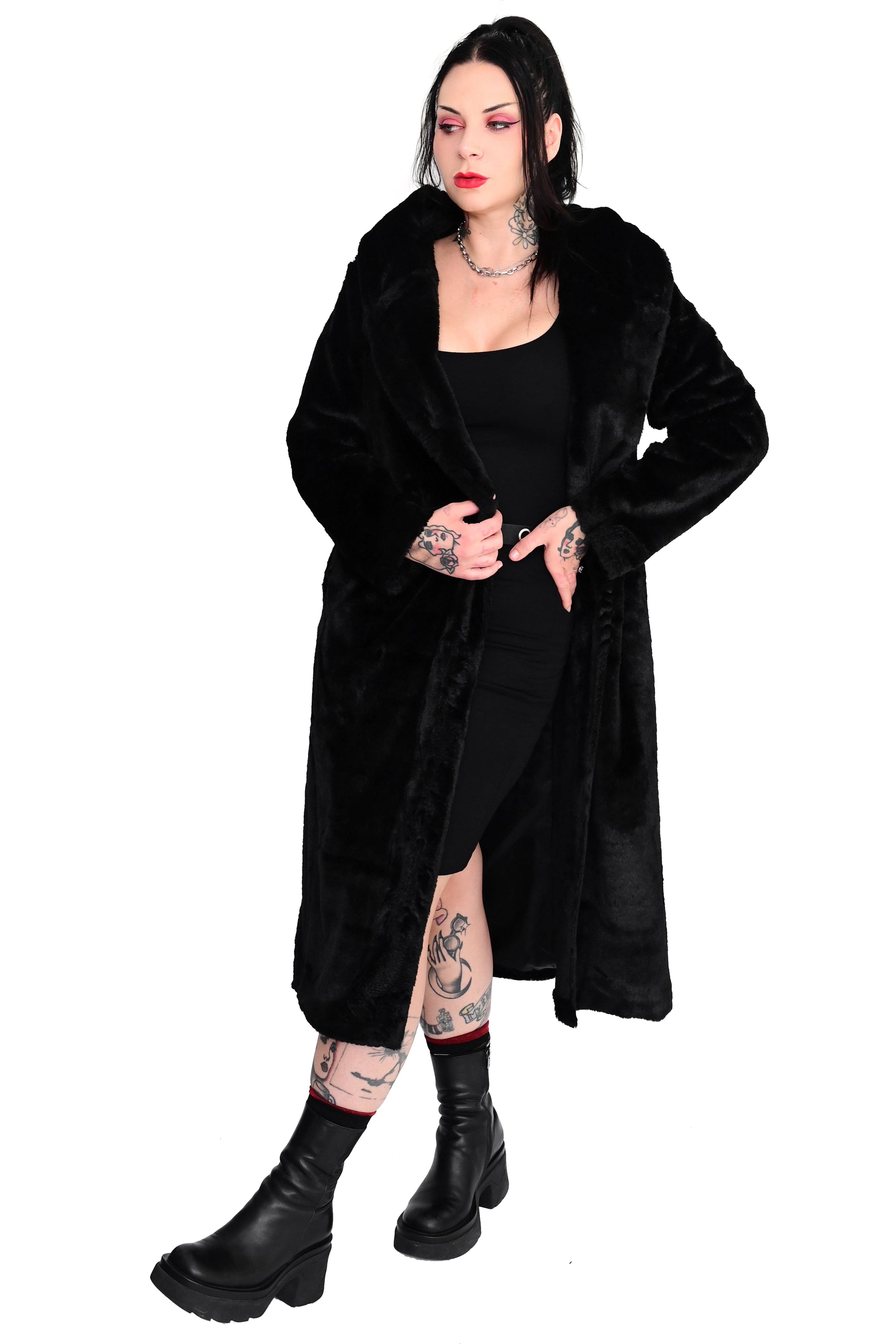 Foxblood - Wholesale Fur/Faux Fur Coat - Women's - Thora Faux Fur Coat5