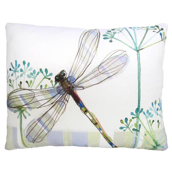 Pillow - Dragonfly Wisp - indoor / outdoor cushion for wholesale by Magnolia Casual