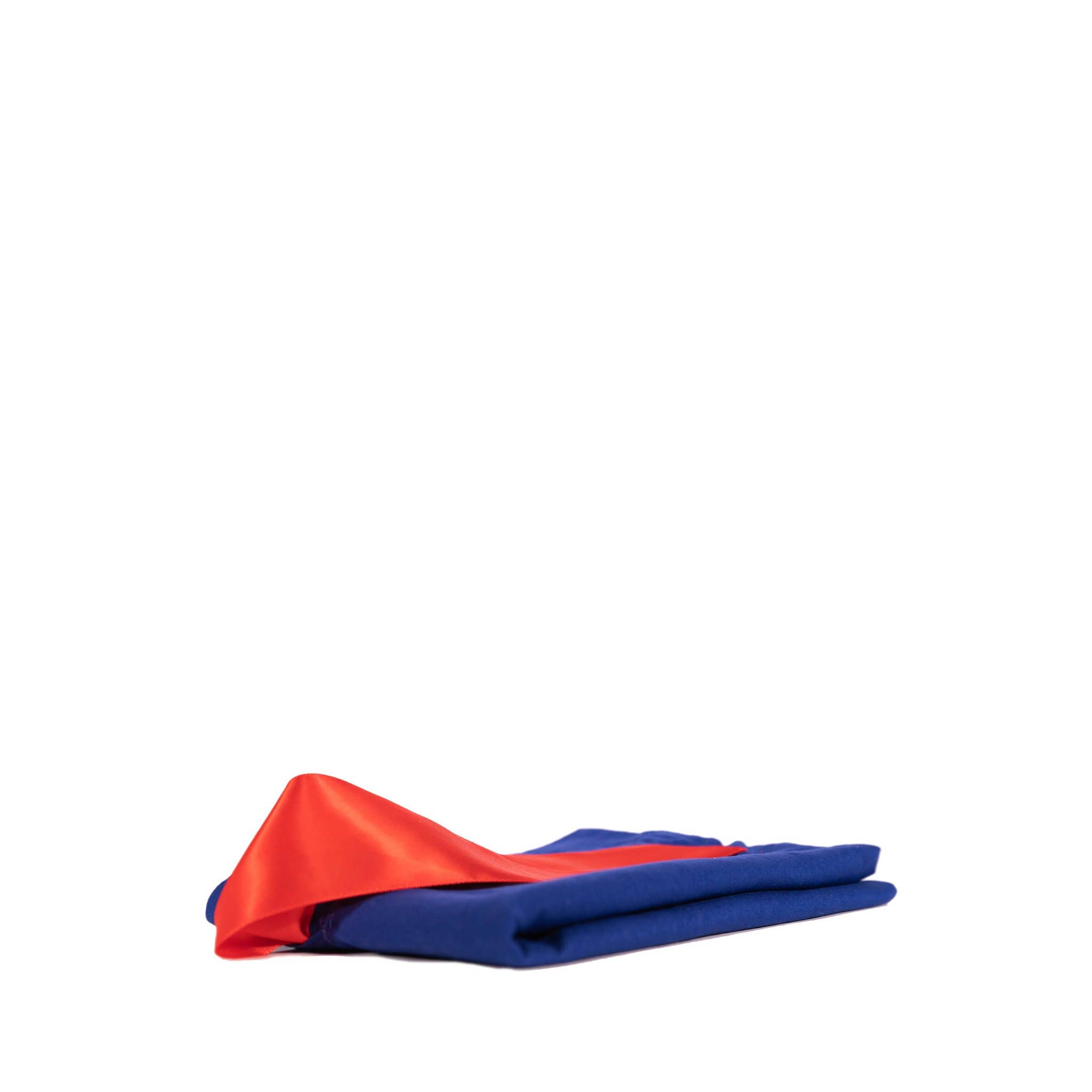 EverWrap - Wholesale Gift Bag - Blue Cotton Sleigh Bag 27" Tall With Satin Closure3