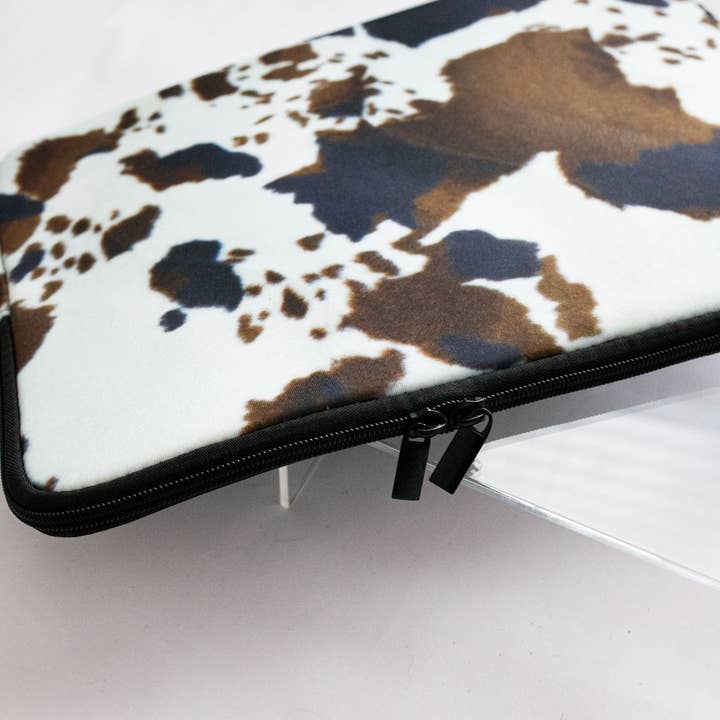 The Front Porch Label - Wholesale Laptop/Tablet Case - Women's - Brown Cowhide Laptop Case2