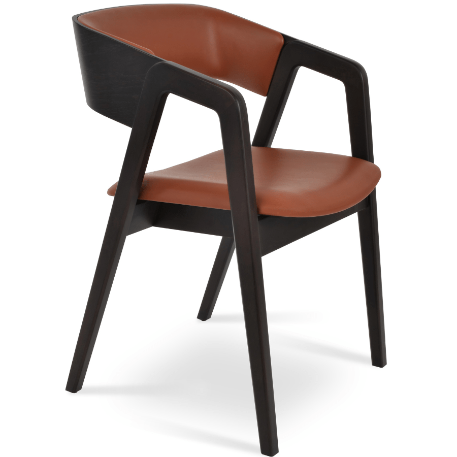 Your Bar Stools - Wholesale Chair - Restaurant Chairs Myndos Brown Leather1