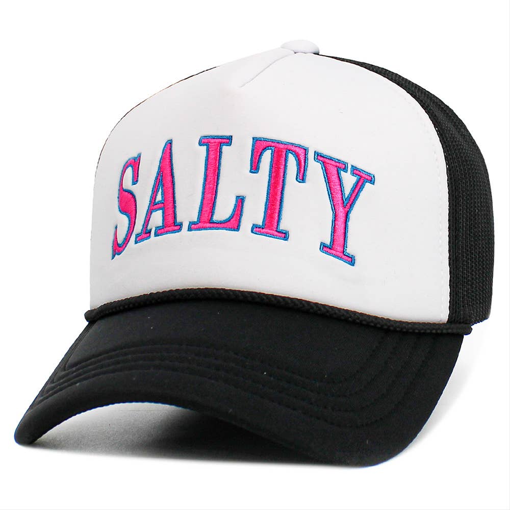 Sensibling Corp. - Wholesale Trucker Hat - Women's - SALTY Message Mesh Back Trucker Hat
1