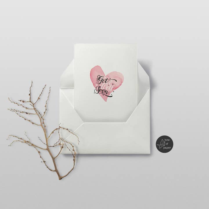 Tarjeta Get Well para venta al por mayor de Bits of paper design co